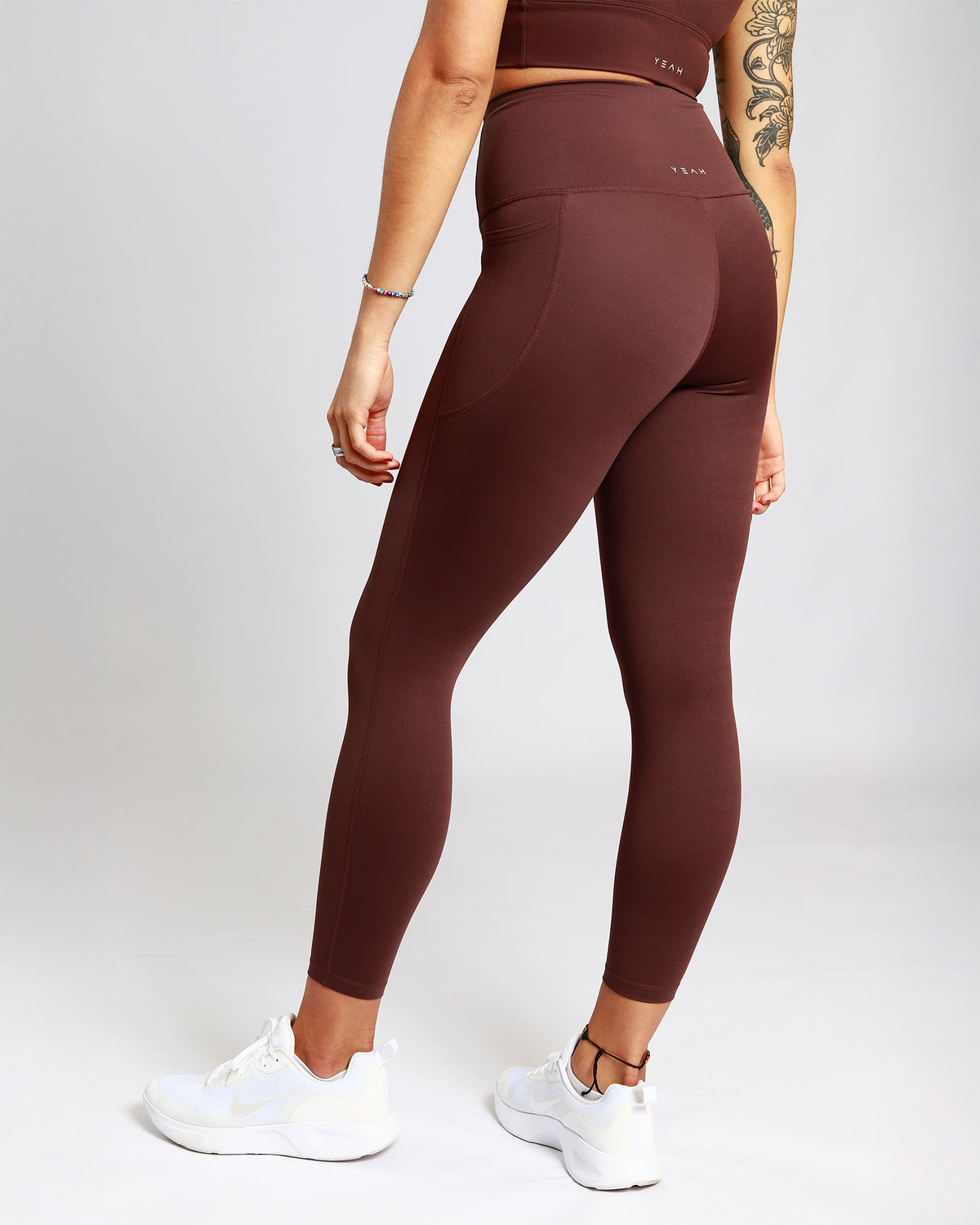 On The Go Leggings - Cocoa Crush