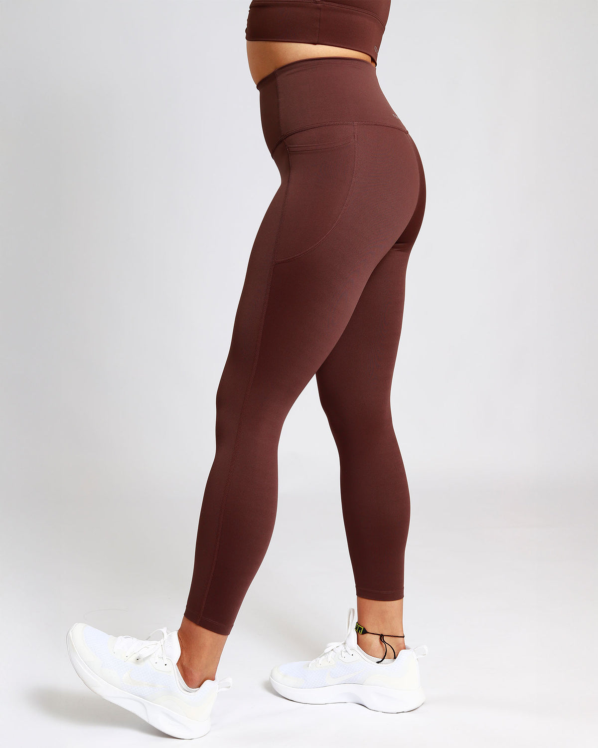 On The Go Leggings - Cocoa Crush