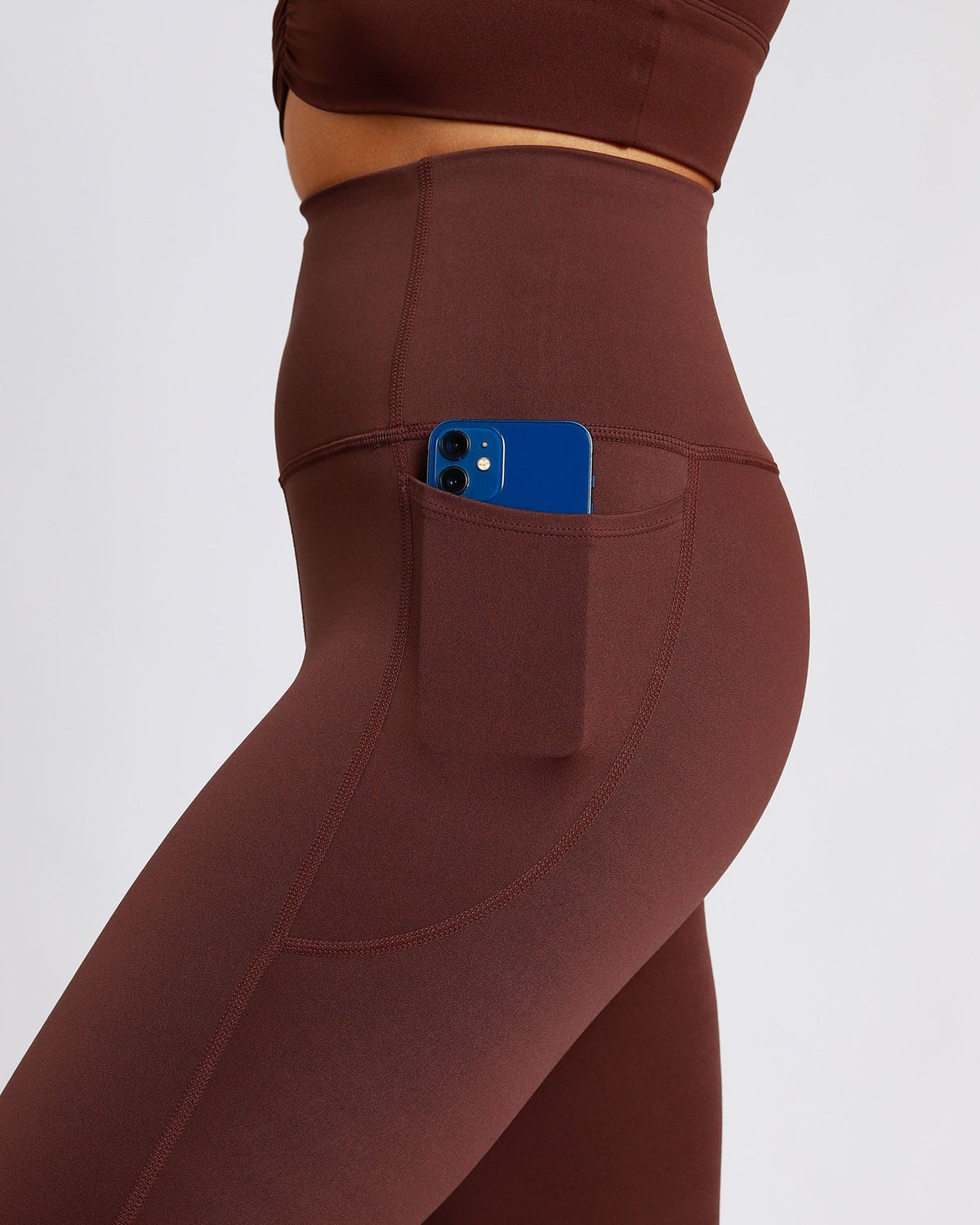 On The Go Leggings - Cocoa Crush
