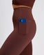 On The Go Leggings - Cocoa Crush