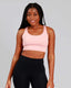 Game On Crop -  Petal Pink