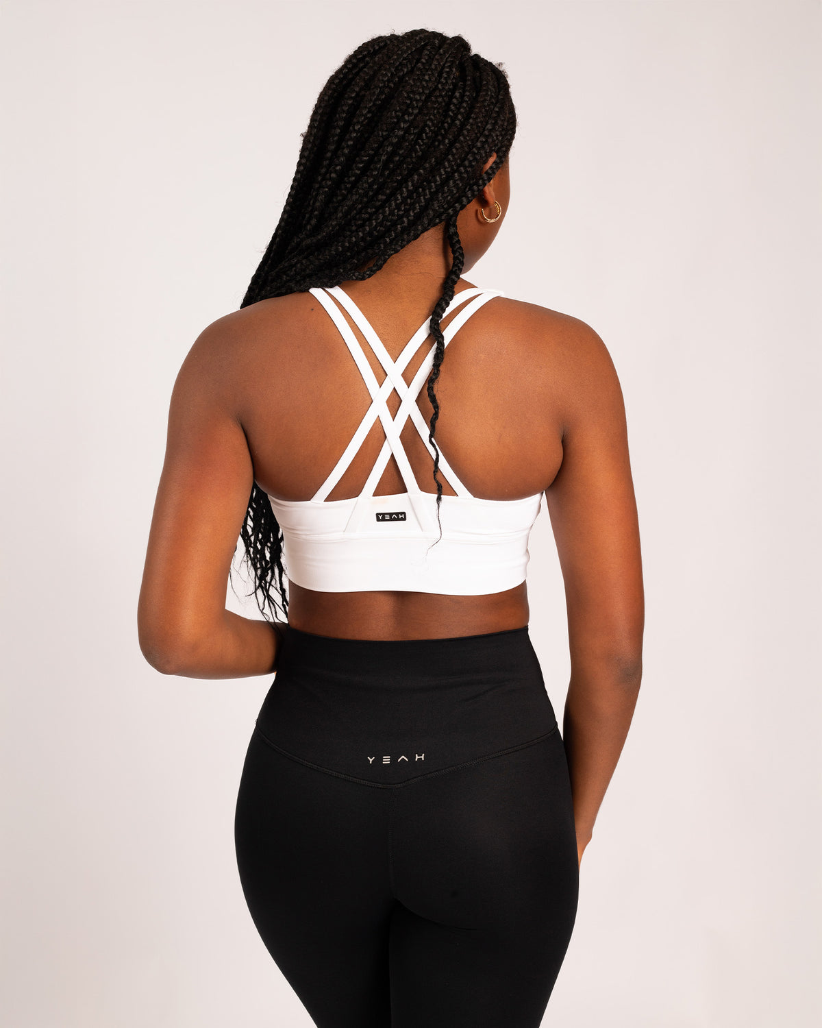 Game On Crop -  White