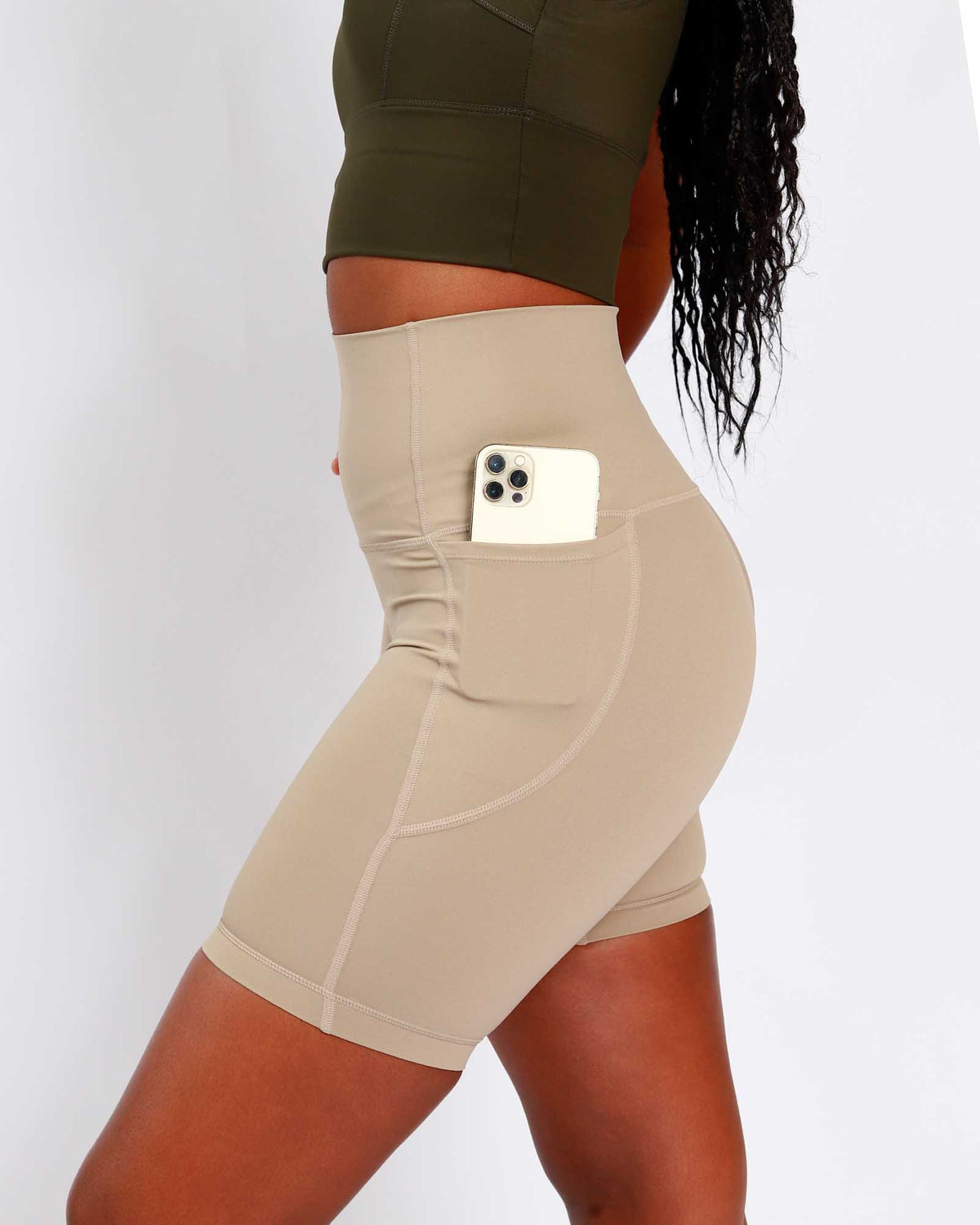Limitless Bike Shorts - Golden Sand