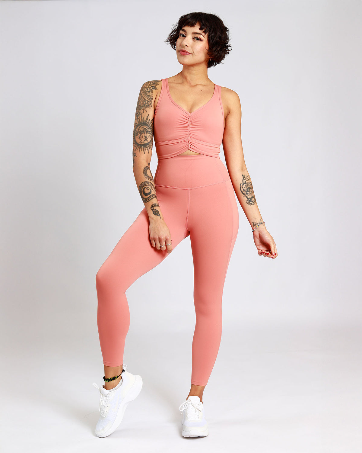 On The Go Leggings -  Soft Salmon