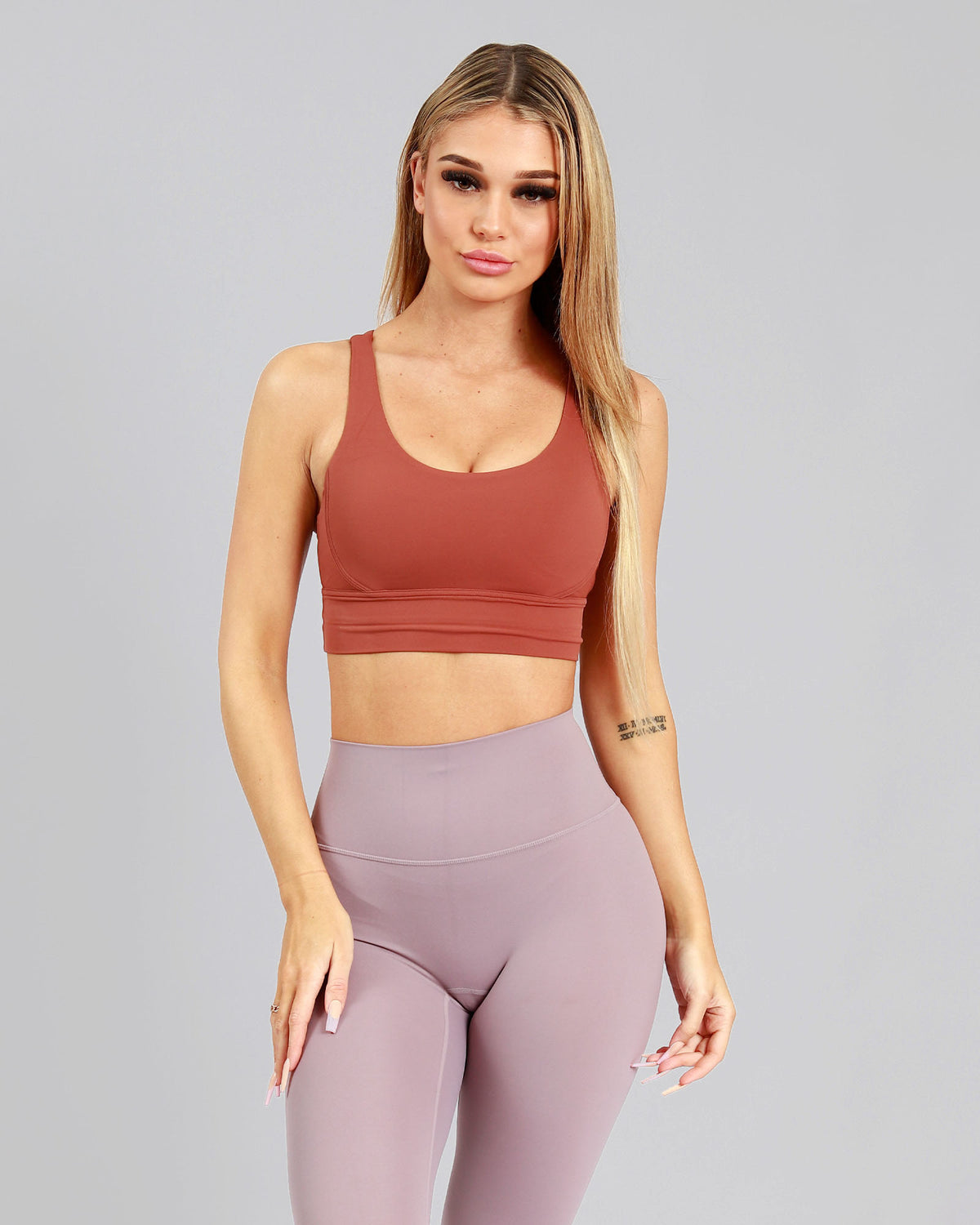 Game On Crop -  Terracotta Blush