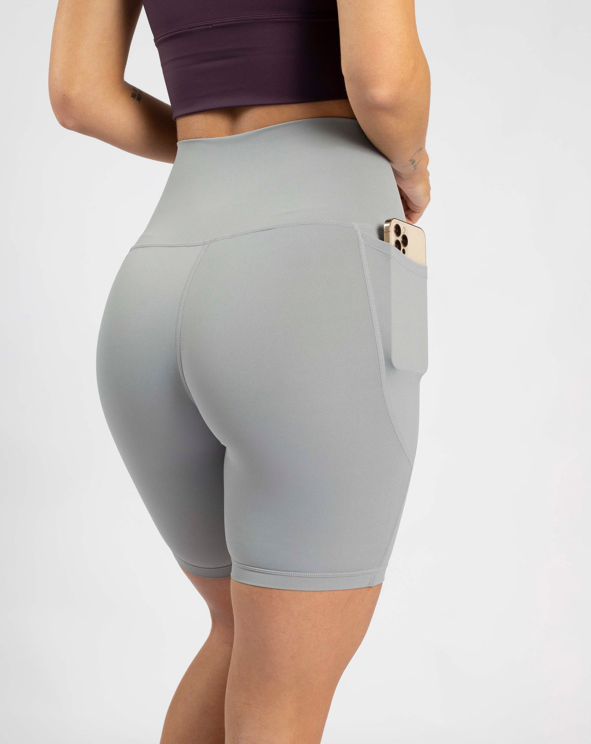 Limitless Bike Shorts  - Grey